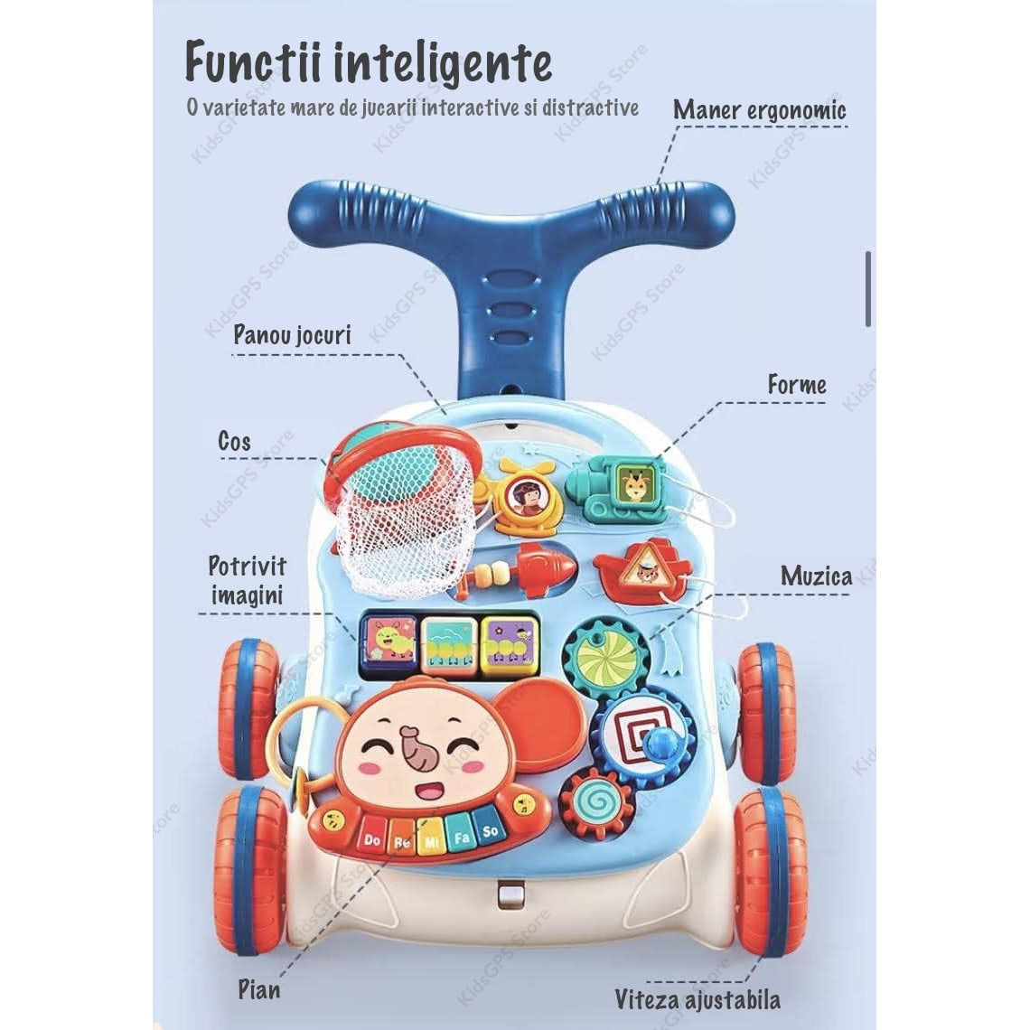 Antemergator copii 6 in 1 KidProtect King Walker Antemergator copii 6 in 1 KidProtect King Walker